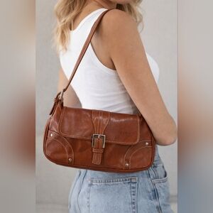 I Medici Firenze Genuine Leather Shoulder Bag – Made in Italy